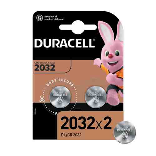 Батарейка DURACELL CR2032 блистер 2 шт арт. 1001245286