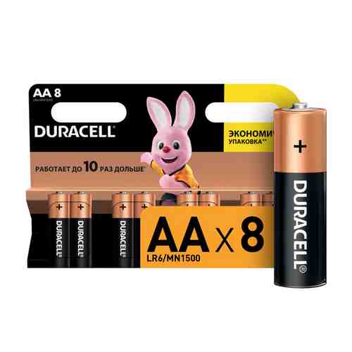 Батарейка DURACELL LR06 AA блистер 8шт арт. 1000808715