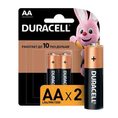 Батарейка DURACELL LR6 BP2 2 шт арт. 1000828488