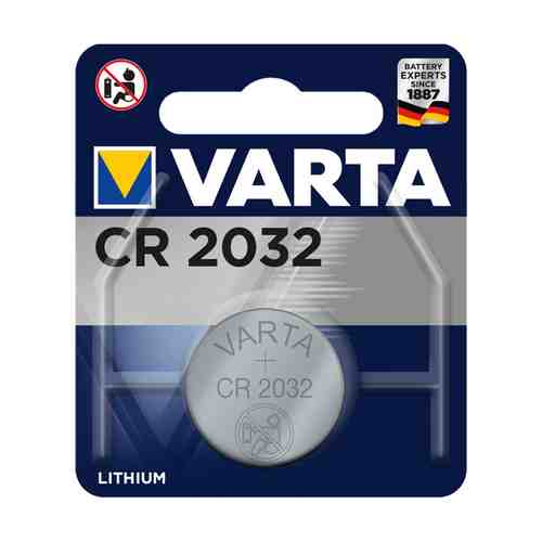 Батарейка VARTA ELECTRONICS CR 2032 1шт арт. 1000973215