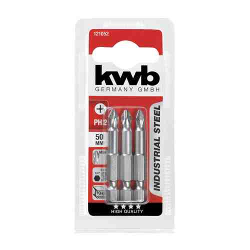 Бита KWB PH2 50мм 3шт арт. 1001239367