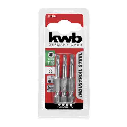 Бита KWB TORX20 50мм 3шт арт. 1001239394