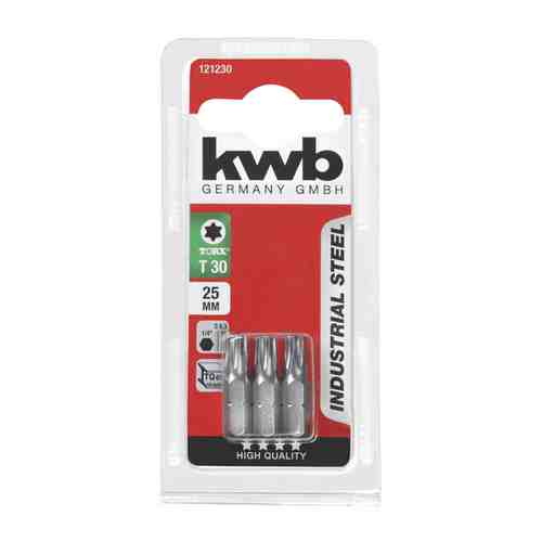 Бита KWB TORX30 25мм 3шт арт. 1001239391