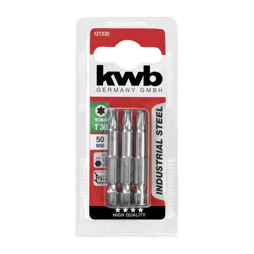 Бита KWB TORX30 50мм 3шт арт. 1001239395