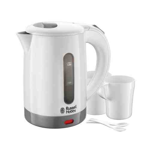 Чайник дорожный RUSSELL HOBBS 23840-70 1000Вт 0,85л пластик белый арт. 1001223210