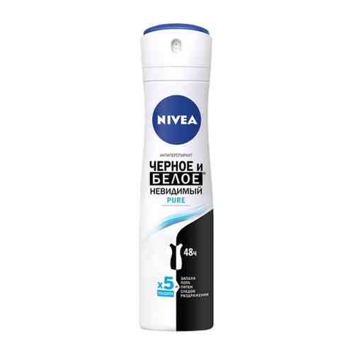 Дезодорант женский NIVEA Свежий: Невидимый для черного и белого, 150 мл, спрей арт. 1000838112