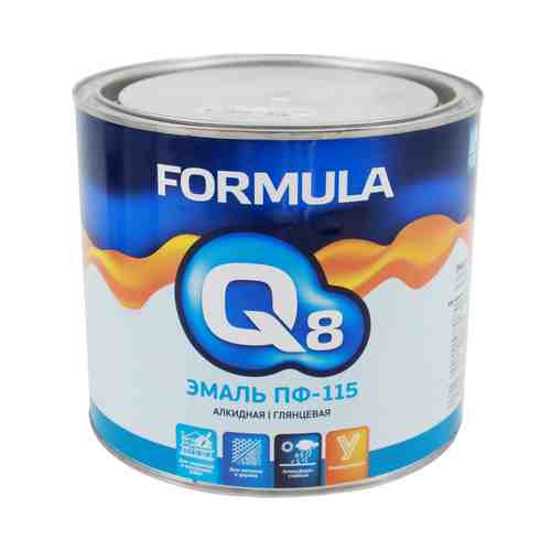 Эмаль ПФ-115 Formula Q8 черная 1,9кг, арт.ЭК000127371 арт. 1001091623