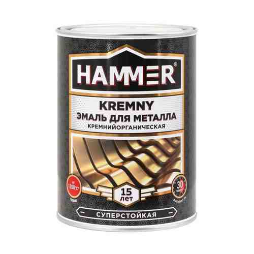 Эмаль термостойкая HAMMER Kremny для металла 0,8кг черная RAL9011, арт.ЭК000138080 арт. 1001408592