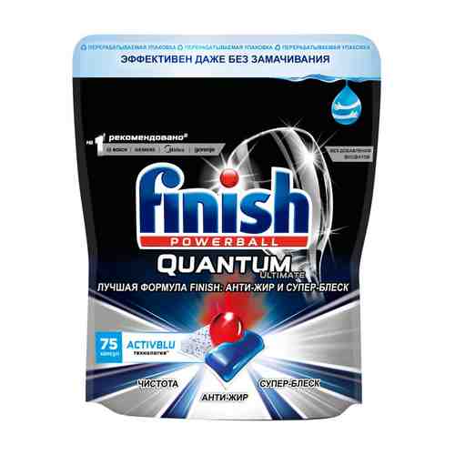 Капсулы для ПММ FINISH Quantum Ultimate 75шт арт. 1001318738