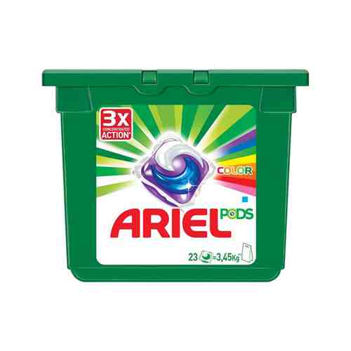 Капсулы для стирки ARIEL Liquid Capsules Color & Style 23 шт, 23,8 г арт. 1001018541