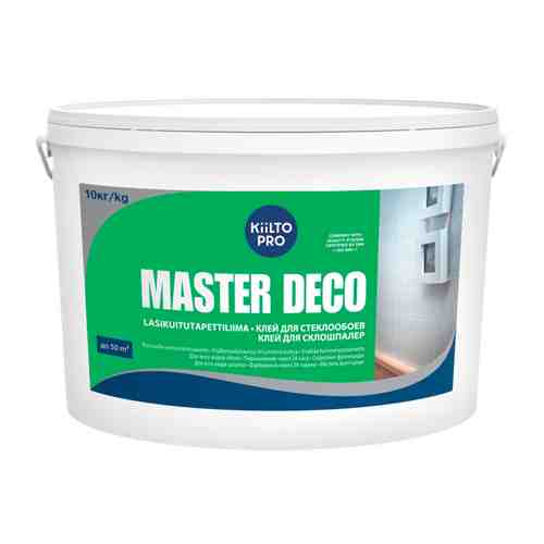 Клей для стеклообоев KIILTO Master Deco 10кг, арт.Т6508.312К арт. 1001236396