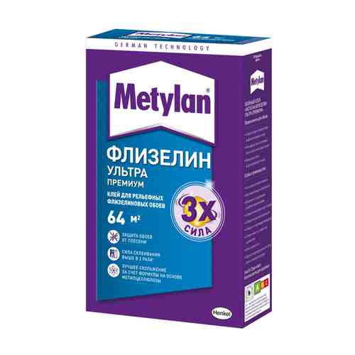 Клей обойный METYLAN Флизелин Премиум 500гр, арт.1035098 арт. 1000796886