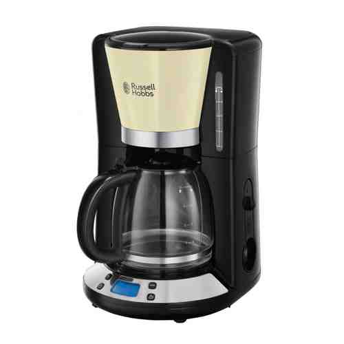 Кофеварка RUSSELL HOBBS 24033-56 Colours Plus, 1100 Вт, 1,25 л, черный с бежевым арт. 1001258614