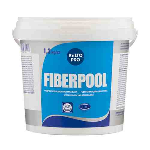 Мастика гидроизоляционная FIBERPOOL 1,3 кг., арт.T3723.001 арт. 1000651782