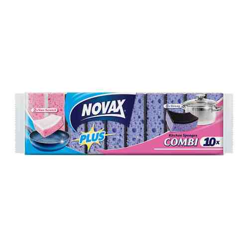 Набор губок NOVAX Plus Сombi, 10 шт арт. 1001270801