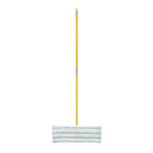 Поломой FRATELLI Flat Mop 135см насадка 40х16см микрофибра телескопическая ручка арт. 1000784883