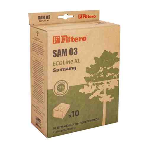 Пылесборники FILTERO ECOLine XL SAM03 (10+фильтр) арт. 1001279645