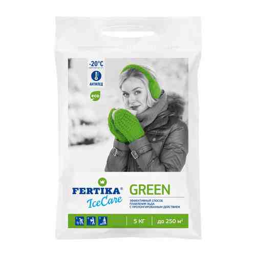 Реагент противогололедный Fertika IceCare Green 5кг арт. 1001150274