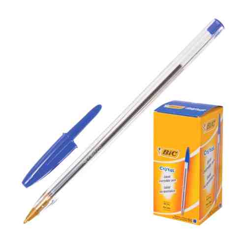 Ручка шариковая синяя BIC Cristal 0,4мм арт. 1001397435