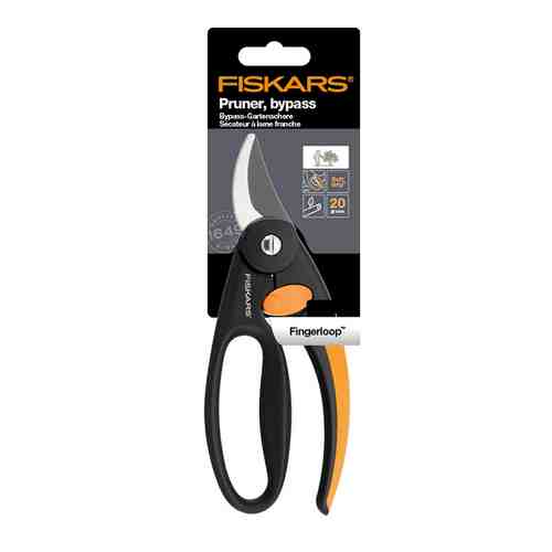 Секатор плоскостной FISKARS P44 с петлей для пальцев арт. 1000055186