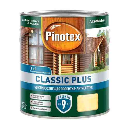 Средство деревозащитное PINOTEX Classic Plus 2,5л красное дерево, арт.5479764 арт. 1001322648