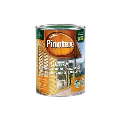 Средство деревозащитное PINOTEX Ultra 1л бесцветное, арт.55482-18001 1 арт. 1000586706