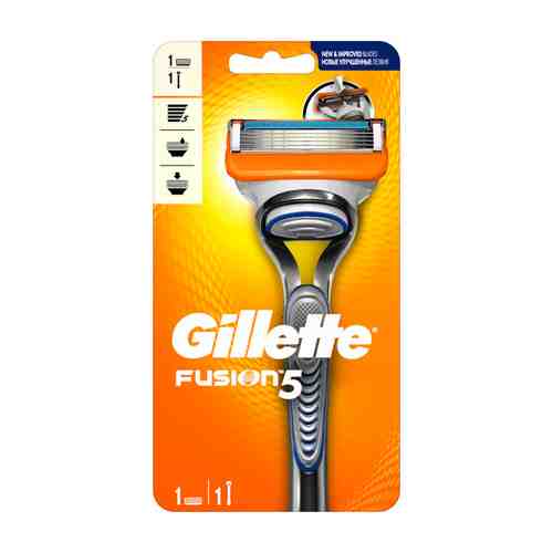 Станок д/бритья GILLETTE Fusion + 1 кассета арт. 1001200612