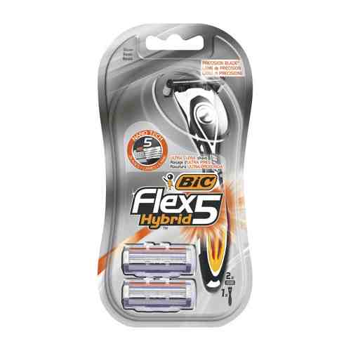 Станок для бритья BIC Flex 5 Hybrid + 2 кассеты арт. 1001253461