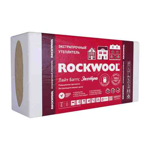 Теплоизоляция ROCKWOOL Лайт Баттс Экстра 1000х600х50мм арт. 1001284509