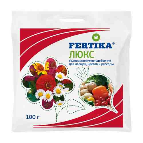 Удобрение FERTIKA Люкс кристаллический, 100г арт. 1000836486