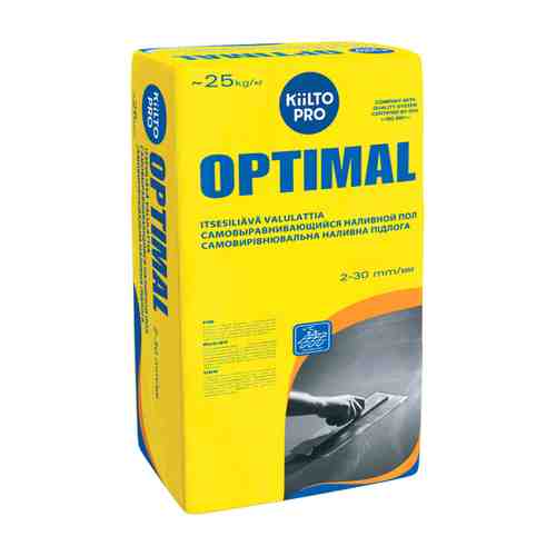 Выравниватель для пола KIILTO Optimal 25кг, арт.T6206.025 арт. 1000866018